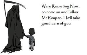 O as grim-reaper