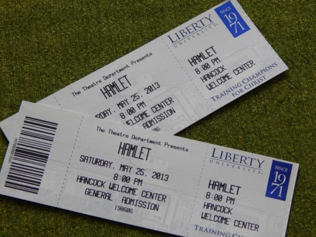 Hamlet tickets