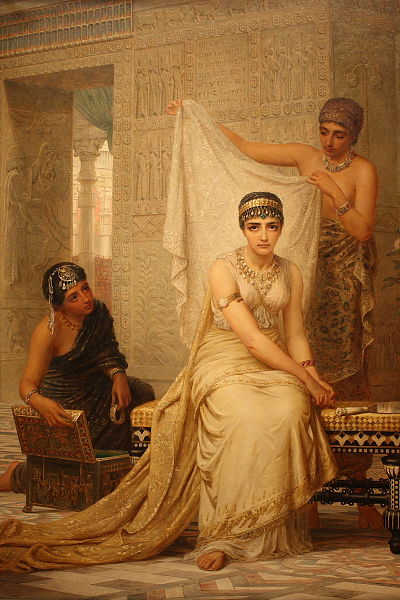 Esther in Harem Painting by Edwin Long, 1878