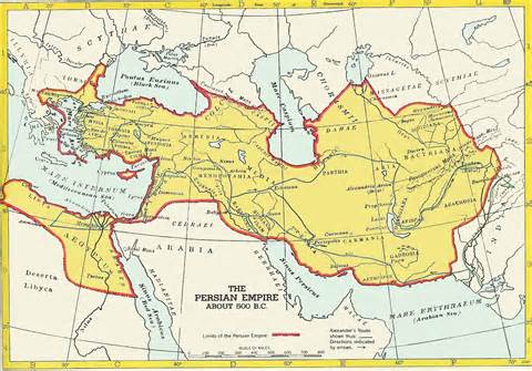 Persian Empire circa 500 BC