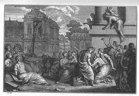 Haman meets the end of his rope.